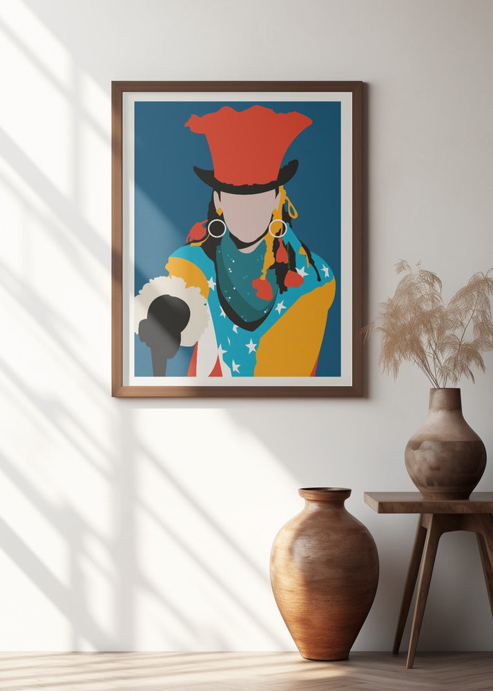 Boy George Minimalist Pop Art Poster